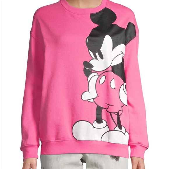 pink disney sweatshirt